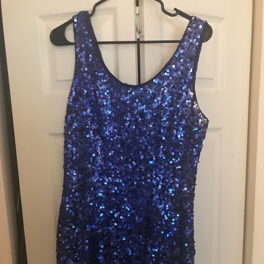 Sequin Blue Dress